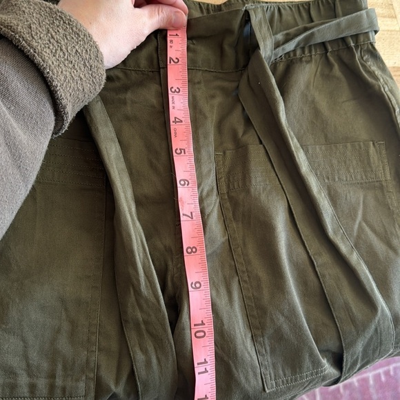 Johnny Was Pete & Greta Green Zola Belted Poplin Shorts Boho Chic XS - Picture 8 of 9